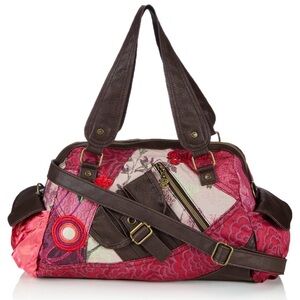 Desigual Bols Newtokyo-Patch 40X5351 Shoulder Bag, Red